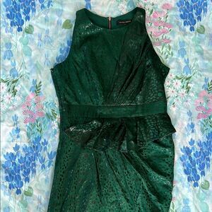 Cynthia Steffe Emerald Green Cocktail Dress - NO SIZE
